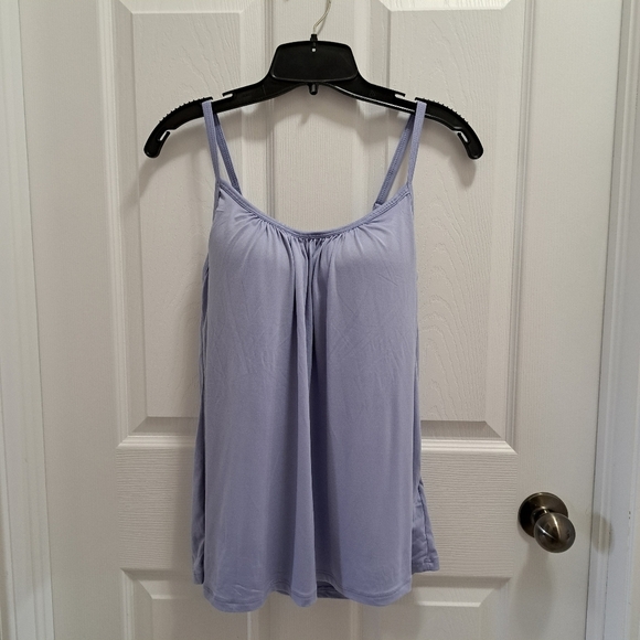 32 Degrees Cool Cami Tanks Small Blue Lavender Built In Bra | Set Of 2 - Picture 2 of 14